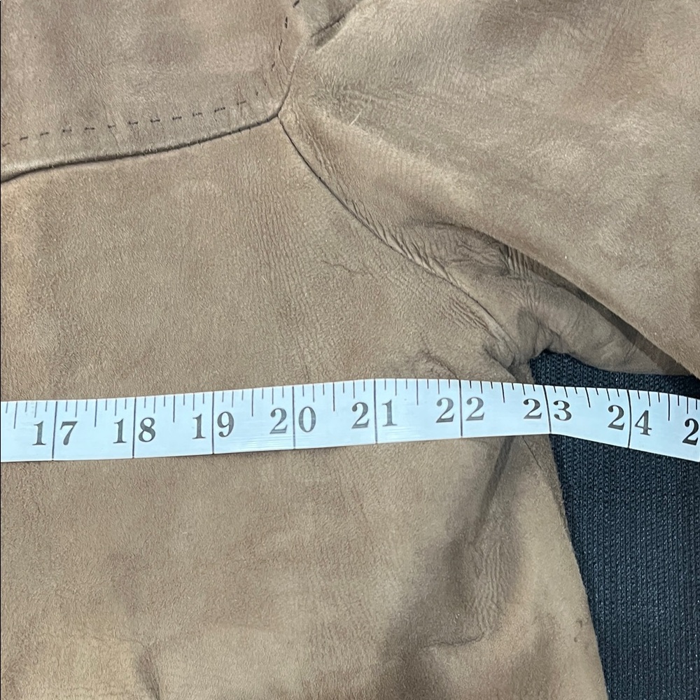 Vintage Reed Sportswear Women’s Brown suede leather Coat - Picture 6 of 12